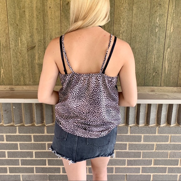 🔥HOTTT🔥Leopard Print Lace Cami Casual Tank Top Large NWT - Picture 6 of 9